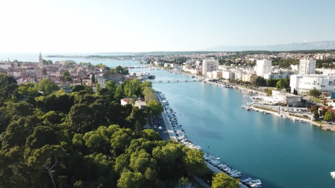 Croatian Zadar from above