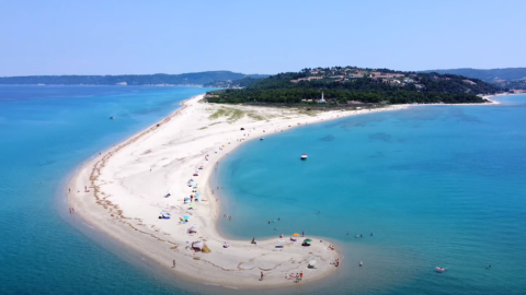 Beautiful beach Possidi, Kassandra