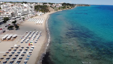 Nea Kallikratia beach, Greece